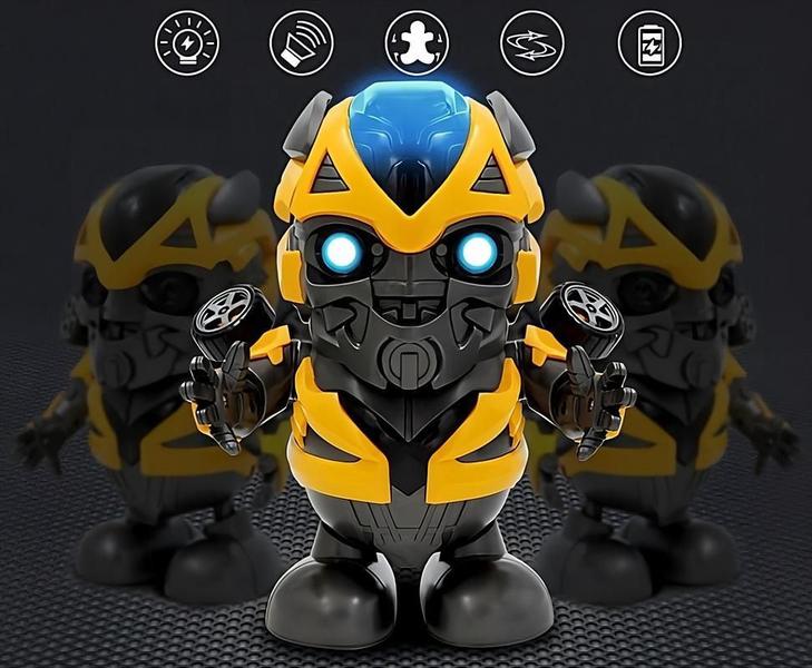 Imagem de Boneco Dance Bumblebee - Músicas, Luzes LED - 11,5x19,5x10cm