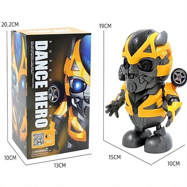 Imagem de Boneco Dance Hero Bumblebee, LED, Movimento, 11,5x19,5x10cm