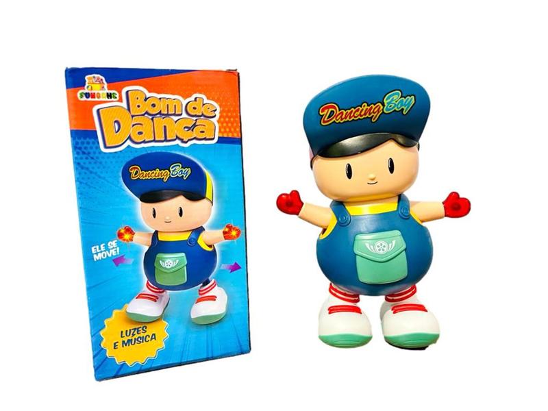 Imagem de Boneco Dancing Boy Brinquedo Divertido Musical Dançarino Com Luzes