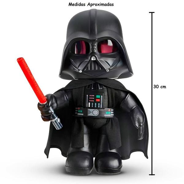 Imagem de Boneco Darth Vader Pelúcia Modificador De Voz Hjw21 - Mattel