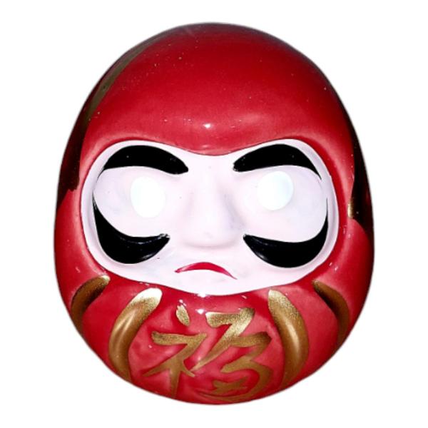 Imagem de Boneco Daruma Amuleto Da Sorte Buda Dharma 6CM Porcelana