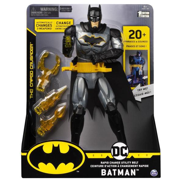 Imagem de Boneco DC Batman De Luxo Com Luzes e Sons 30cm Sunny 2181