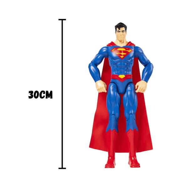 Imagem de Boneco Dc Superman 30 Cm Articulado Sunny 2202 Super Homem