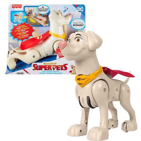 Imagem de Boneco DC SuperPets Krypto com Luz e Som Fisher Price