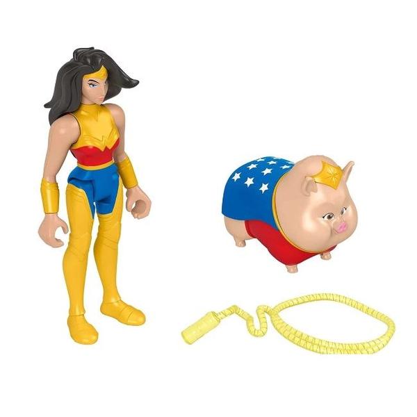 Imagem de Boneco DC Superpets Mulher Maravilha e Pb HGL04