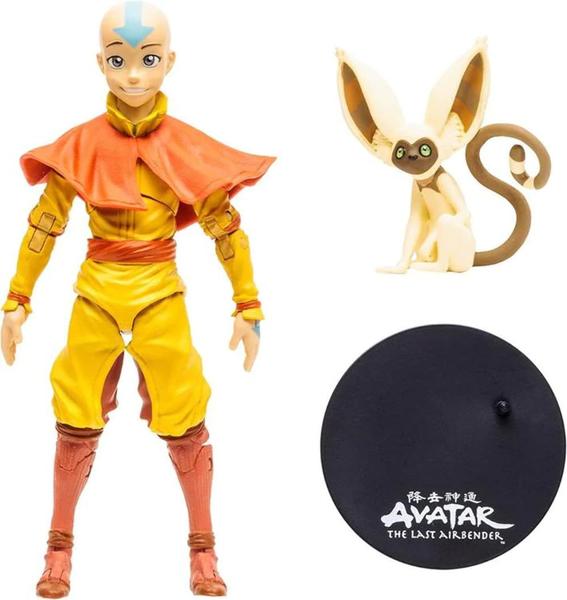 Imagem de Boneco de Ação Aang com Momo - Série Avatar: A Lenda de Aang - 7 polegadas