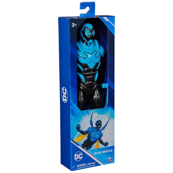 Imagem de Boneco de ação DC Comics Blue Beetle com asas de 30 cm para crianças a partir de 3 anos