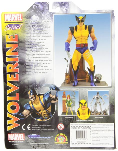 Imagem de Boneco de ação Diamond Select Toys Wolverine de 7 polegadas