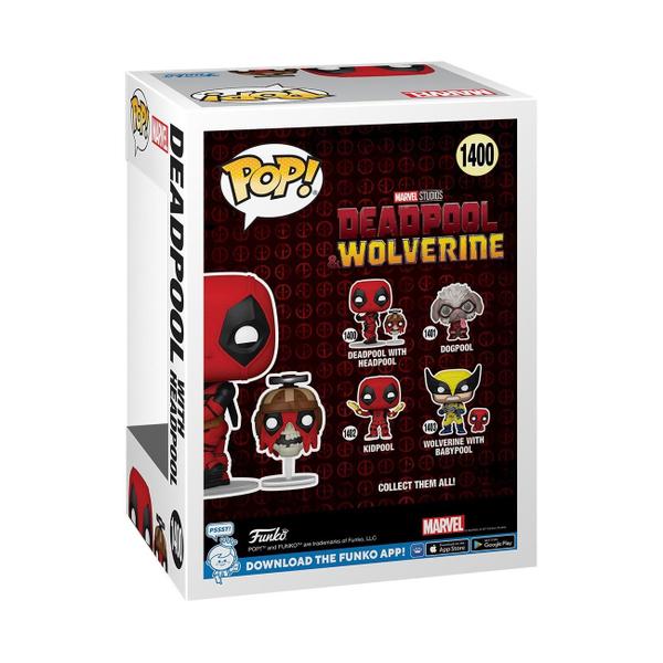 Imagem de Boneco de ação Funko Pop! Deadpool e Wolverine com Headpool