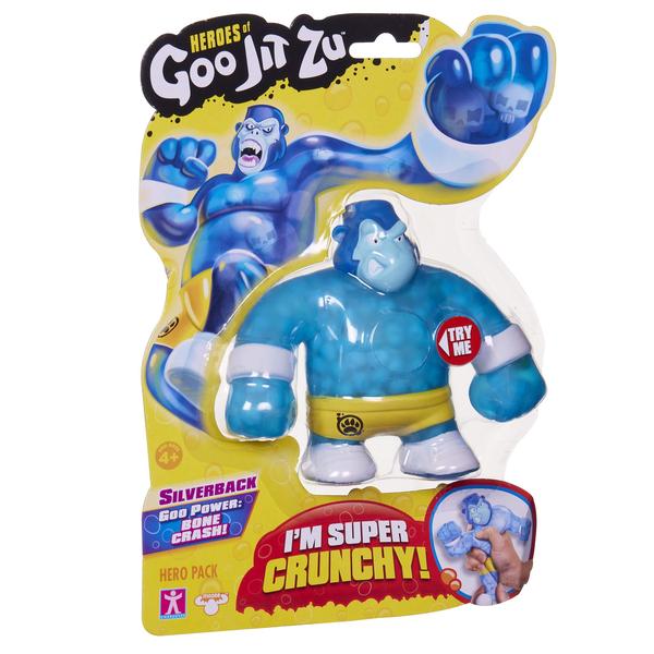 Imagem de Boneco de ação Goo Jit Zu Heroes Crunchy Gorilla Silverback