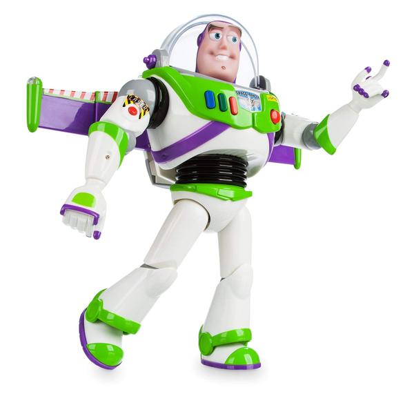 Imagem de Boneco de ação: história oficial de brinquedo Buzz Lightyear da Disney Store