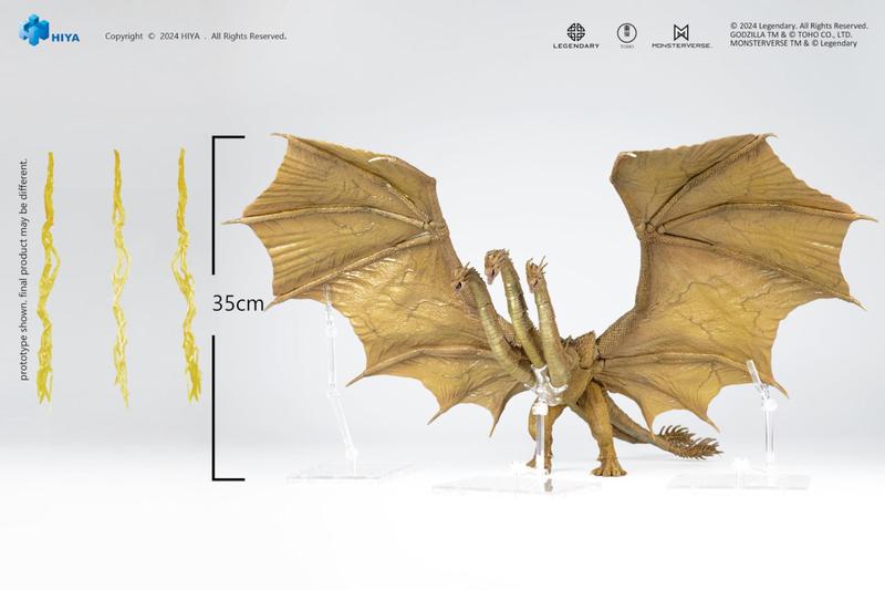 Imagem de Boneco de ação Hiya Toys Godzilla King Ghidorah 35cm