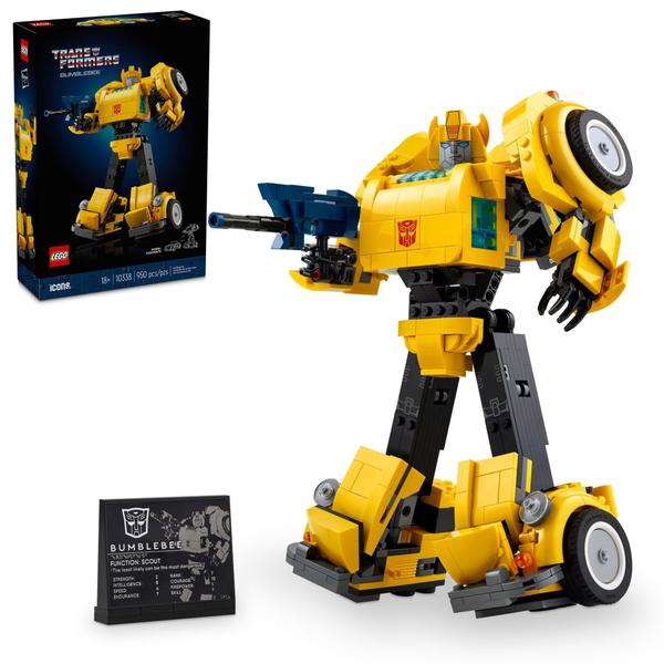 Imagem de Boneco de ação LEGO Icons Transformers Bumblebee 10338