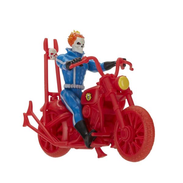 Imagem de Boneco de ação Marvel Legends Retro 375 Ghost Rider com veículo