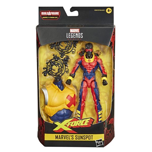 Imagem de Boneco de ação Marvel Legends Sunspot, brinquedo de 6 polegadas com design premium e 2 acessórios