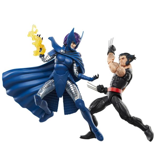 Imagem de Boneco de ação Marvel Legends Wolverine e Psylocke 15cm