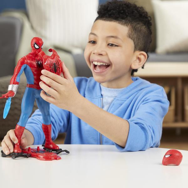 Imagem de Boneco de ação Marvel Spider-Man Thwip Blast 27 cm com acc