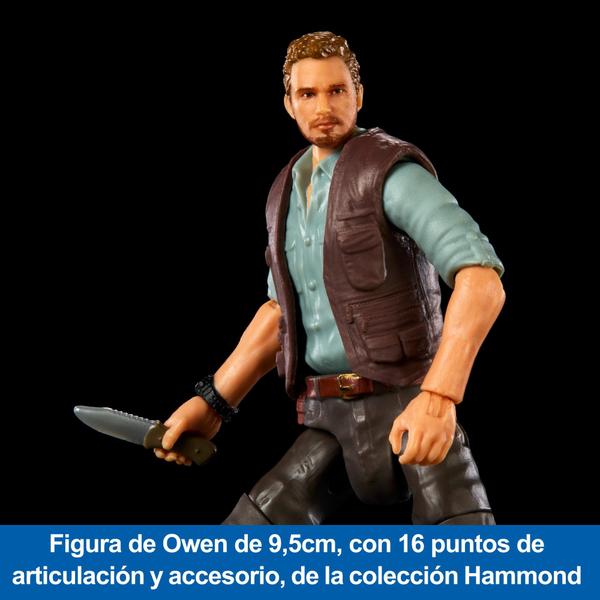 Imagem de Boneco de ação Mattel Jurassic World Hammond Owen Grady 3,75 polegadas