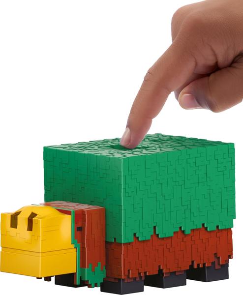 Imagem de Boneco de ação Mattel Minecraft Sniffer com sons de jogo de 8 cm