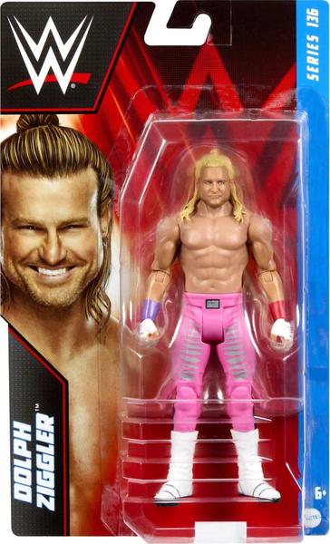 Imagem de Boneco de ação Mattel WWE Dolph Ziggler Basic de 15 cm com 10 pontos