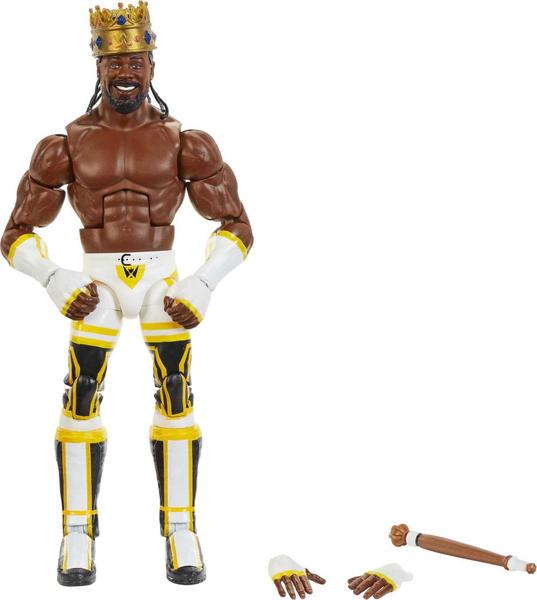 Imagem de Boneco de ação Mattel WWE King Woods Elite Collection 15cm