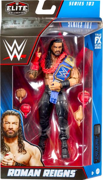 Imagem de Boneco de ação Mattel WWE Roman Reigns Elite Collection de 6 polegadas