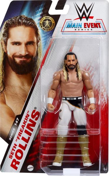 Imagem de Boneco de ação Mattel WWE Seth Rollins de 6 polegadas com 10 pontos