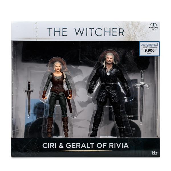 Imagem de Boneco de ação McFarlane Toys The Witcher Ciri & Geralt 18cm