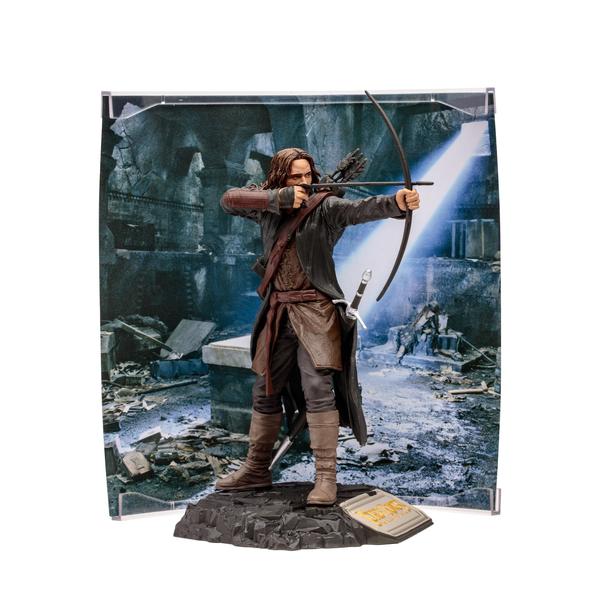 Imagem de Boneco de ação McFarlane Toys WB 100 Aragorn 15cm O Senhor dos Anéis