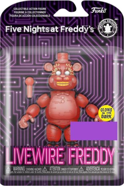 Imagem de Boneco de ação Plush Funko Five Nights at Freddy's Livewire Freddy