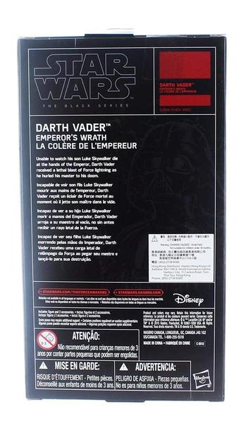 Imagem de Boneco de ação Star Wars Black Series 6 Darth Vader Wrath