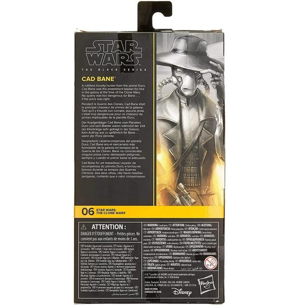 Imagem de Boneco de ação STAR WARS The Black Series Cad Bane 15cm