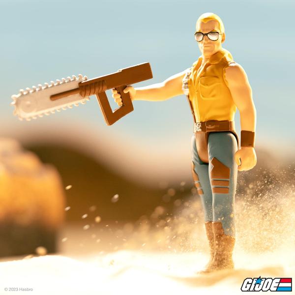 Imagem de Boneco de ação Super7 G.I. Joe Buzzer de 3,75 polegadas com acessório