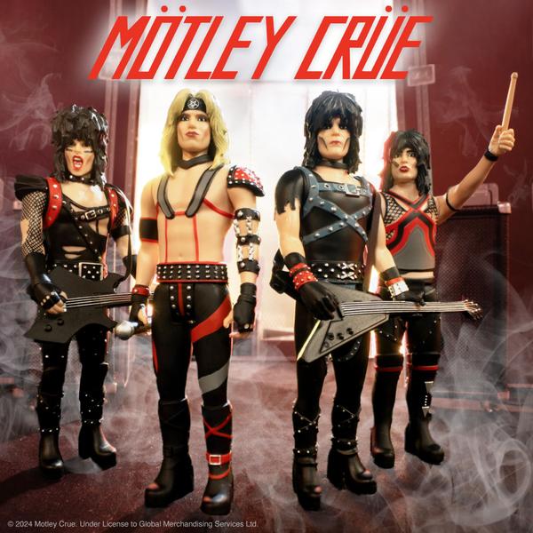 Imagem de Boneco de ação Super7 Motley Crue Tommy Lee 9,5 cm com acessório