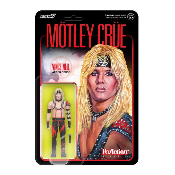 Imagem de Boneco de ação Super7 Motley Crue Vince Neil 3.75 com acessório