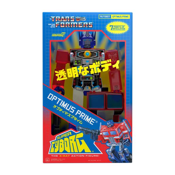 Imagem de Boneco de ação Super7 Super Cyborg Transformers Optimus Prime