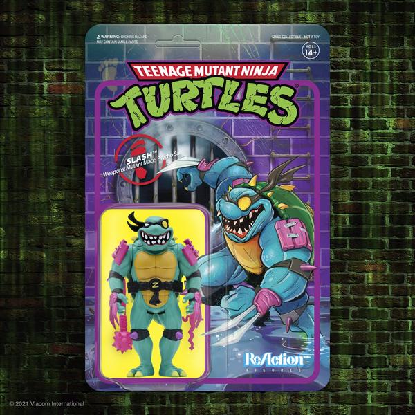 Imagem de Boneco de ação Super7 Teenage Mutant Ninja Turtles Slash 9,5 cm