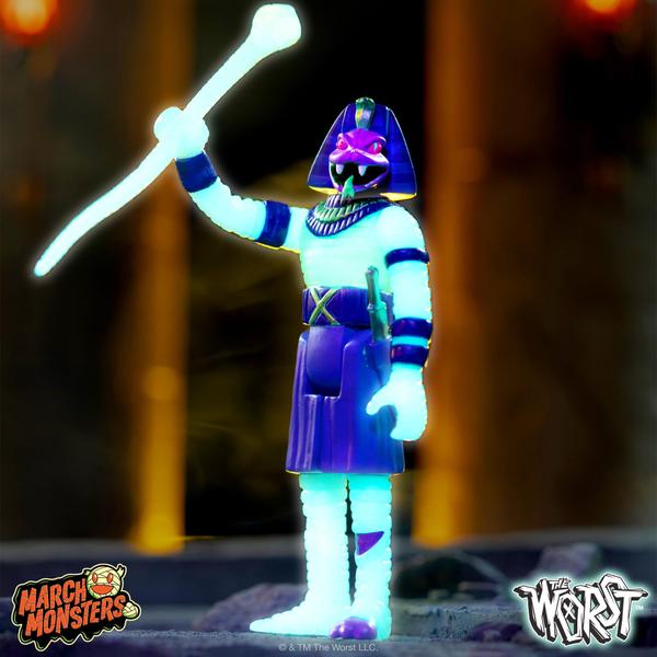 Imagem de Boneco de ação Super7 The Worst Snake TUT Monster Glow 9,5 cm