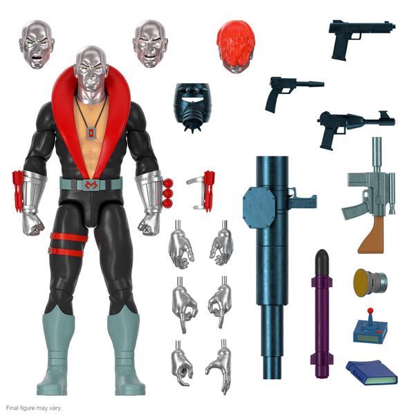 Imagem de Boneco de ação Super7 ULTIMATES! G.I. Joe Destro 18 cm com acessórios