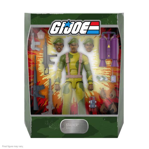 Imagem de Boneco de ação Super7 ULTIMATES! G.I. Joe Stalker 18 cm com acessórios