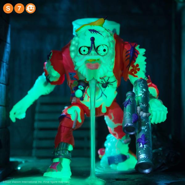 Imagem de Boneco de ação Super7 ULTIMATES! Teenage Mutant Ninja Turtles Muckman e Joe Eyeball (Brilham no escuro)