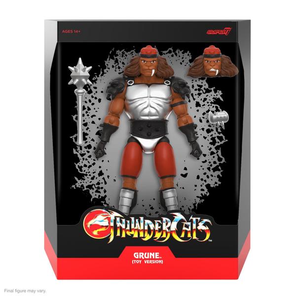 Imagem de Boneco de ação Super7 ULTIMATES! Thundercats Grune 18 cm com acc