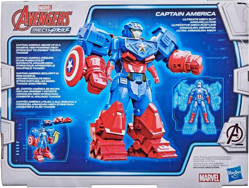 Imagem de Boneco de ação Toy Marvel Avengers Mech Strike Capitão América