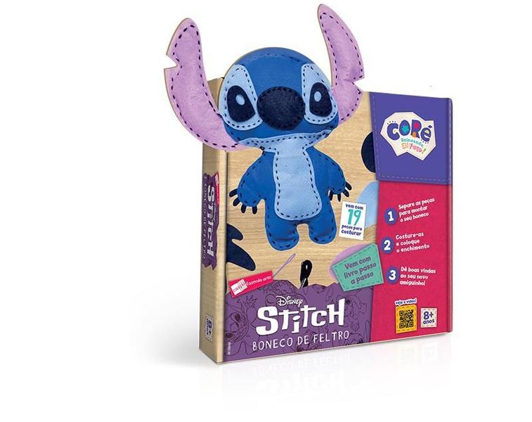 Imagem de Boneco de Feltro Stitch - Coleção Fazendo Arte - Toyster