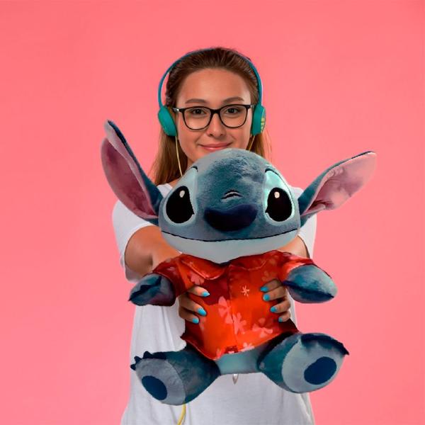 Imagem de Boneco De Pelúcia Disney Stitch Havaiano 33cm F01367 - Fun