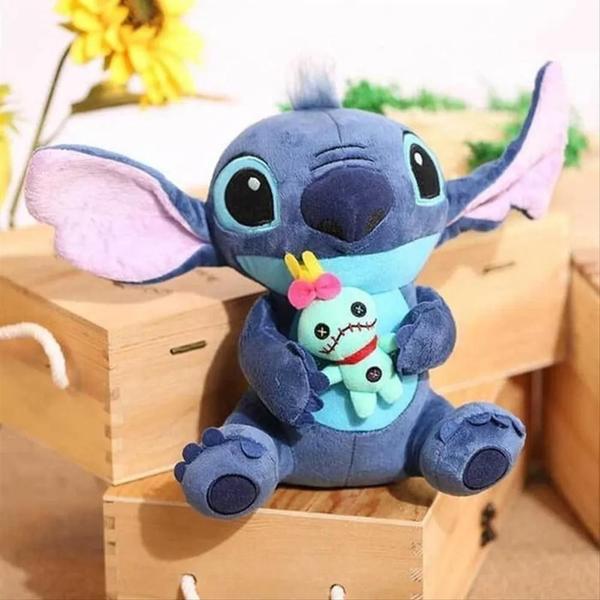 Imagem de Boneco de Pelúcia Lilo & Stitch Com Boneca Xepa Original Disney Store 25cm