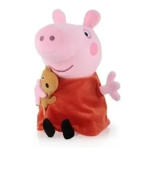 Imagem de Boneco De Pelúcia Peppa Pig 30 Cm Bichinho Pelucia Porco