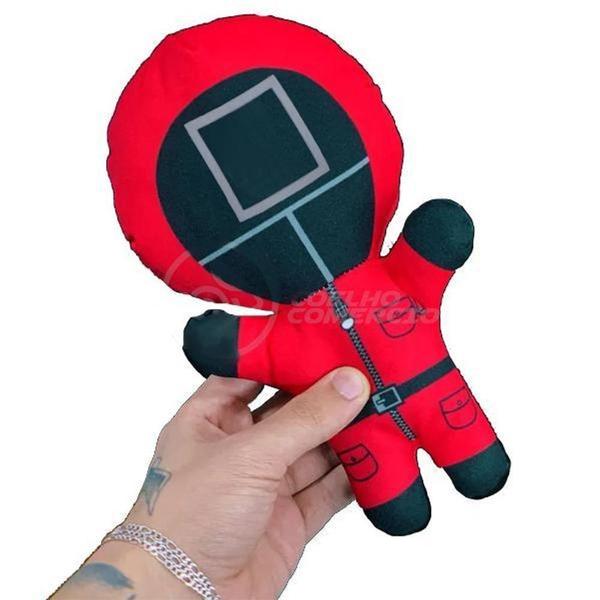 Imagem de Boneco De Pelucia Squid Game Round 6 Vermelho 26Cm Quadrado