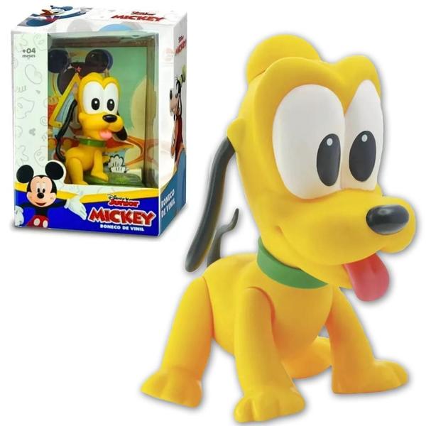 Boneco De Vinil Articulado Disney Junior Mickey Pluto - Lider Imagem de Boneco De Vinil Articulado Disney Junior Mickey Pluto