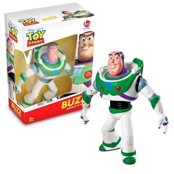 Imagem de Boneco de Vinil Buzz Toy Story Líder Brinquedos